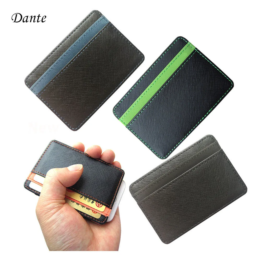 New arrival High quality leather men wallets  magic wallets Fashion men credit card holder card purse hot sale promotion FGS01