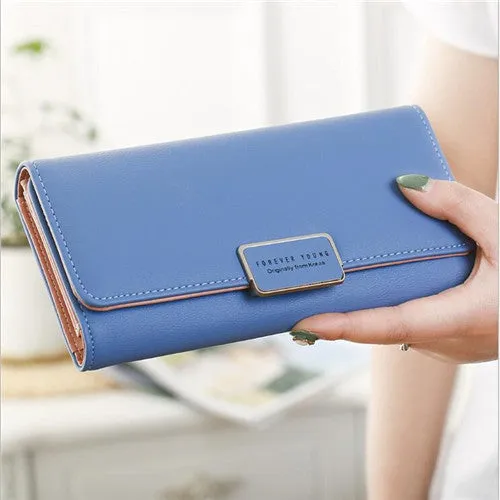 New Arrival Women Wallets Purse Female Purse Women's Natural Leather Wallets PU Ladies Clutch Phone Bag Carteira Feminina Gifts