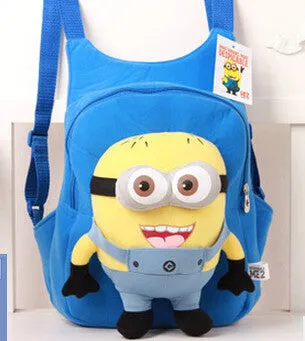 New Brand High Quality Cute 3D My Little Pony Minion Plush Backpack Children's Shoulder Bag Cartoon School Bag for Kids Satchel