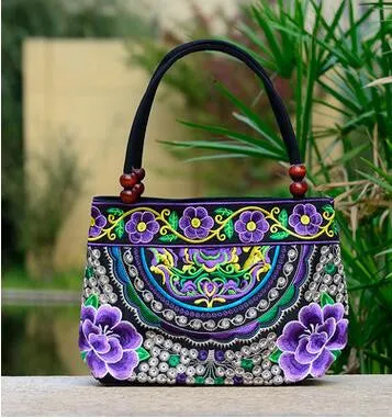 New Coming Fashion  Women' handbag!New nice Embroidered Lady bags national trend handbag embroidered embroidery Lady carry bag