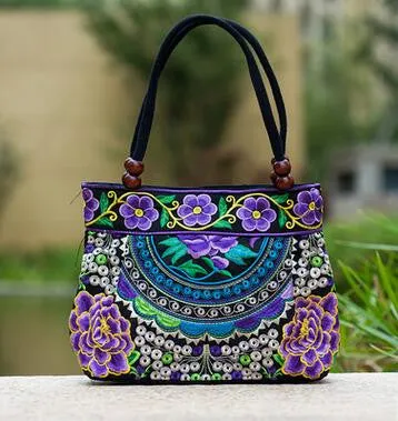 New Coming Fashion  Women' handbag!New nice Embroidered Lady bags national trend handbag embroidered embroidery Lady carry bag