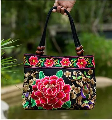 New Coming Fashion  Women' handbag!New nice Embroidered Lady bags national trend handbag embroidered embroidery Lady carry bag