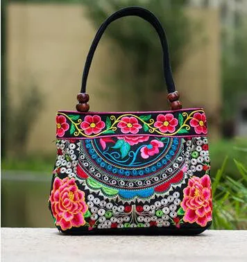 New Coming Fashion  Women' handbag!New nice Embroidered Lady bags national trend handbag embroidered embroidery Lady carry bag