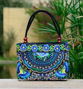 New Coming Fashion  Women' handbag!New nice Embroidered Lady bags national trend handbag embroidered embroidery Lady carry bag