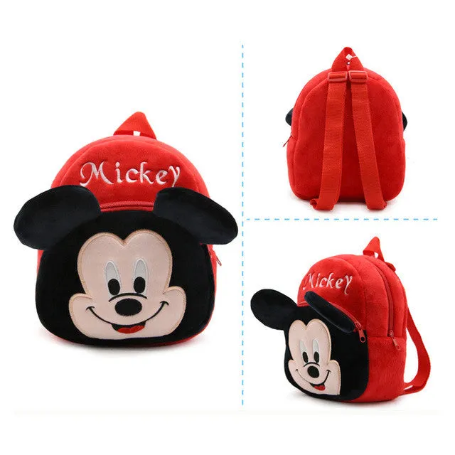 New Plush Backpacks Cute Cartoon Kids Mini Schoolbag Children's Gifts Kindergarten Girl Baby Children School Bags for Girls Boys