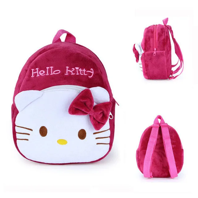 New Plush Backpacks Cute Cartoon Kids Mini Schoolbag Children's Gifts Kindergarten Girl Baby Children School Bags for Girls Boys