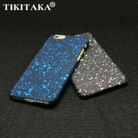 New Style 3D Cover Three-dimensional Stars Ultrathin Frosted Starry Sky Phone Case for iPhone 5 5s SE 6 6S 7 Plus Hard PC Cases