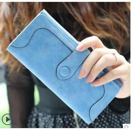 Nubuck Leather Women Wallets Female Fashion Zipper Small Wallet Women Short Coin Purse Holders Retro Wallet and Purses portfolio