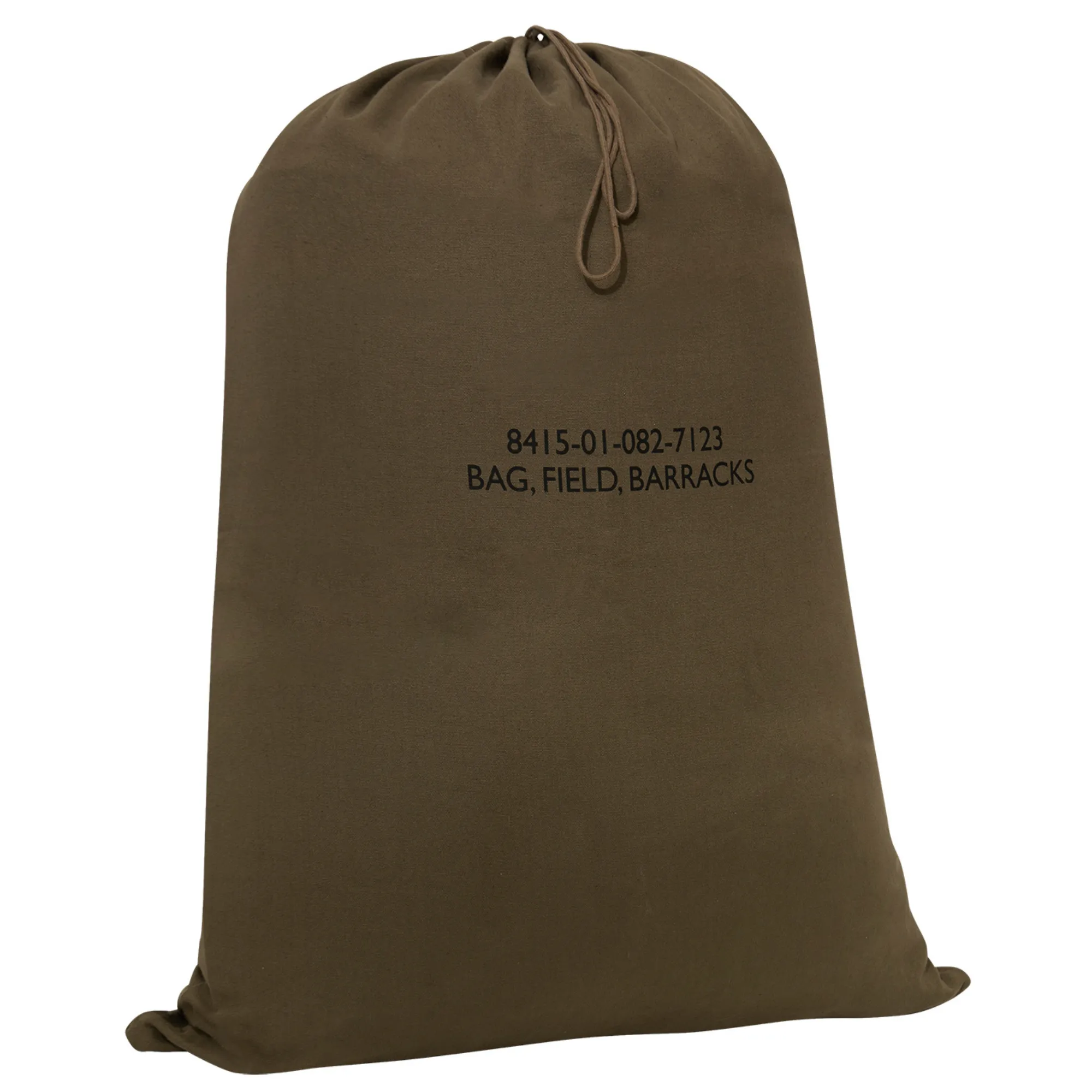 Olive Drab - Military GI Style Jumbo Barracks Laundry Bag - Canvas