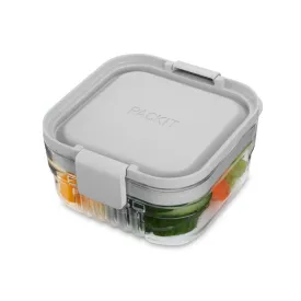 PackIt Mod Snack Bento Box - Steel Grey