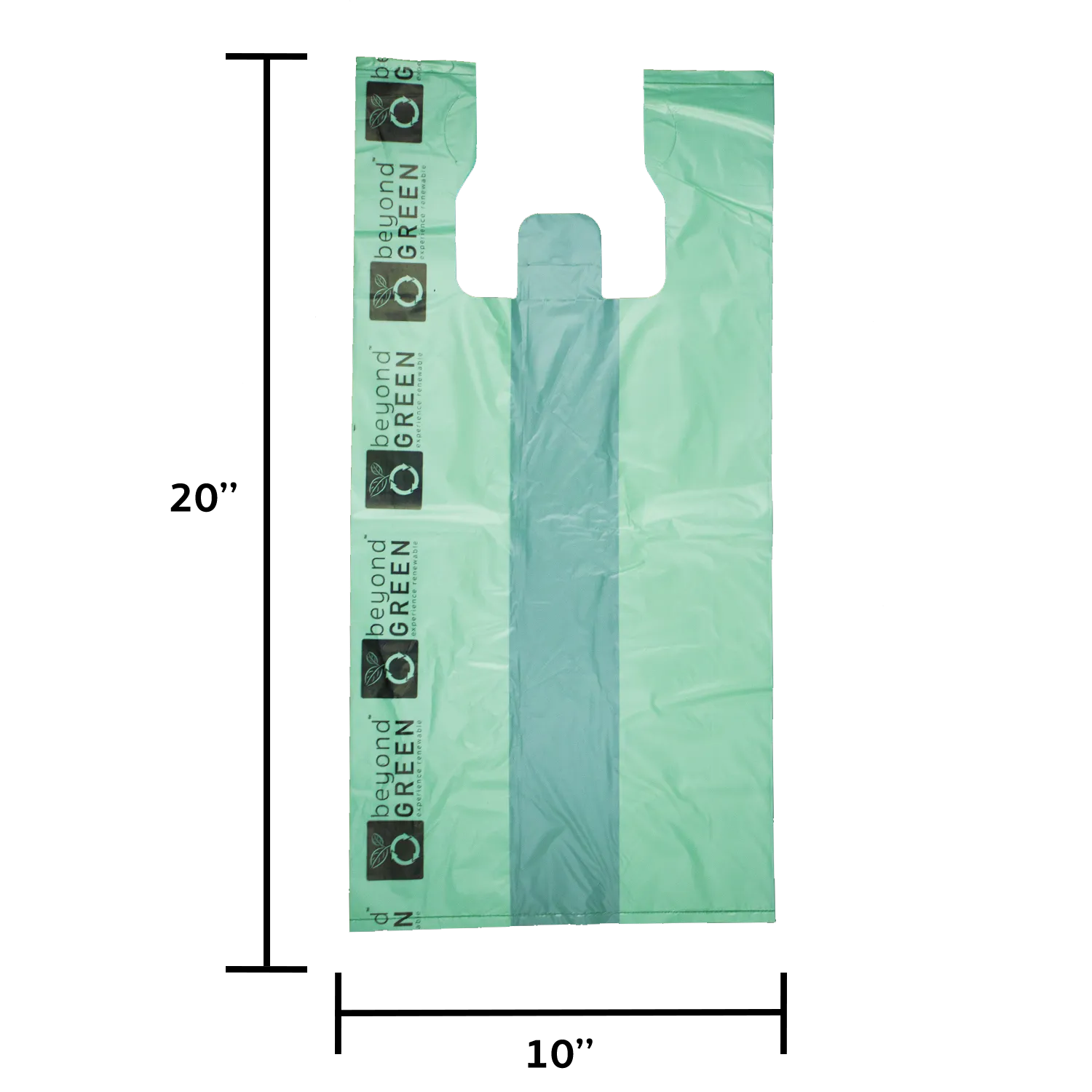 Plant-Based Large Food Safe Multi-Purpose Bags with Handles – 100 Bags