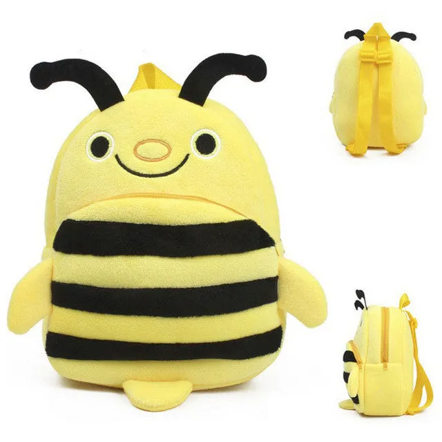 Plush Cartoon Kids School Bags For Children Girl School Backpacks For Kindergarten Baby mochila Infant School Bags Boy Backpacks