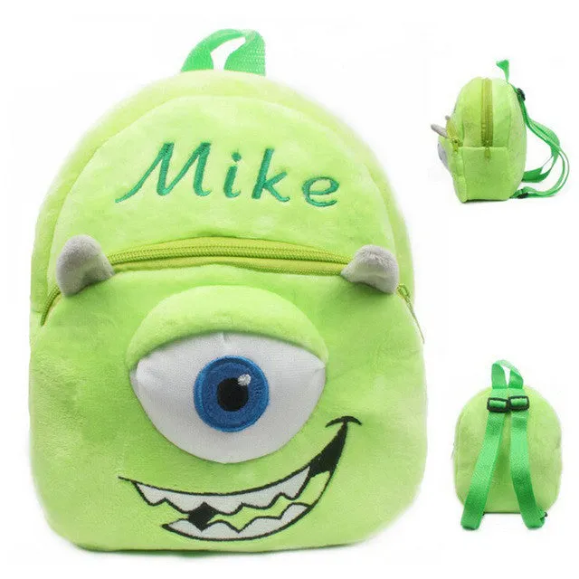 Plush Cartoon Kids School Bags For Children Girl School Backpacks For Kindergarten Baby mochila Infant School Bags Boy Backpacks