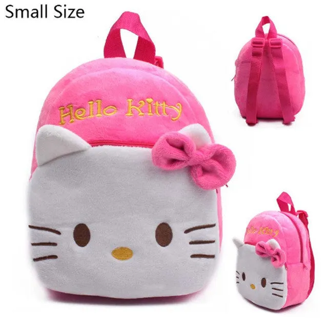 Plush Cartoon Kids School Bags For Children Girl School Backpacks For Kindergarten Baby mochila Infant School Bags Boy Backpacks