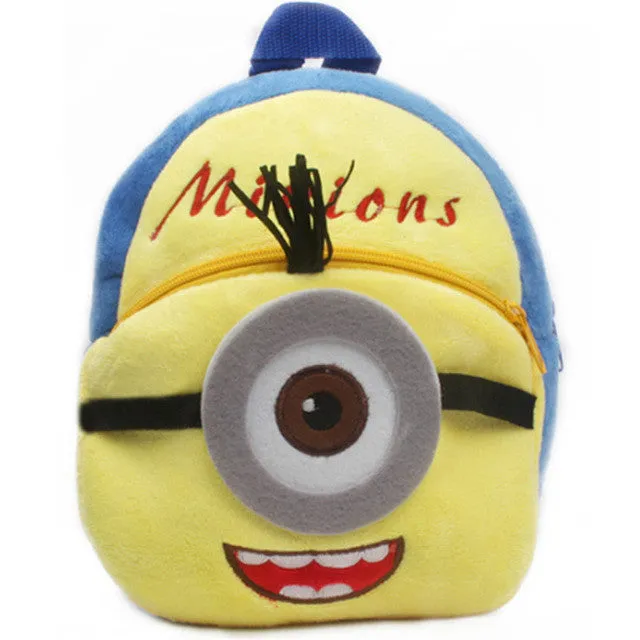 Plush Cartoon Kids School Bags For Children Girl School Backpacks For Kindergarten Baby mochila Infant School Bags Boy Backpacks