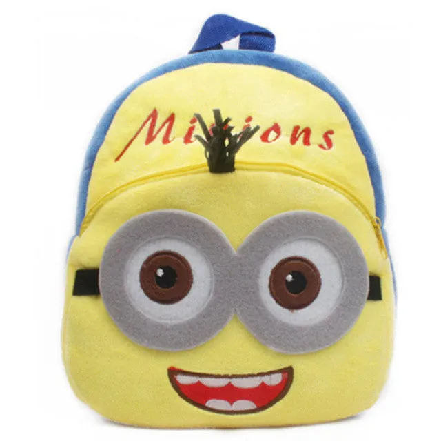 Plush Cartoon Kids School Bags For Children Girl School Backpacks For Kindergarten Baby mochila Infant School Bags Boy Backpacks