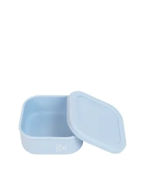 Powder Blue Square Silicone Lunch Box