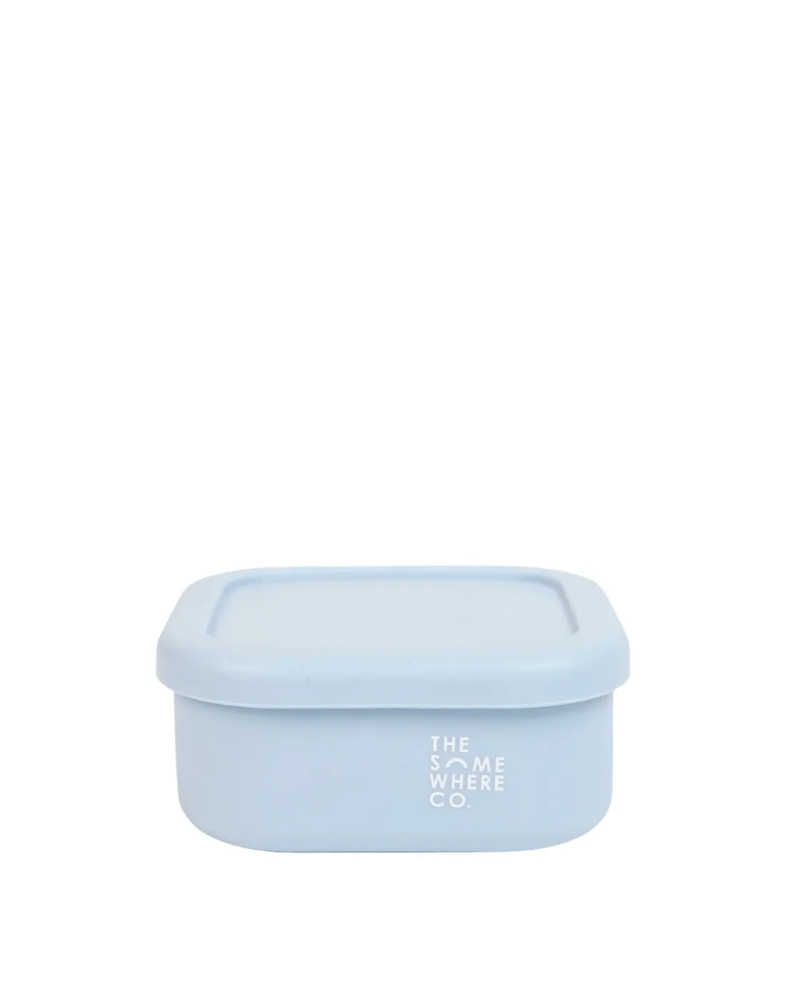 Powder Blue Square Silicone Lunch Box