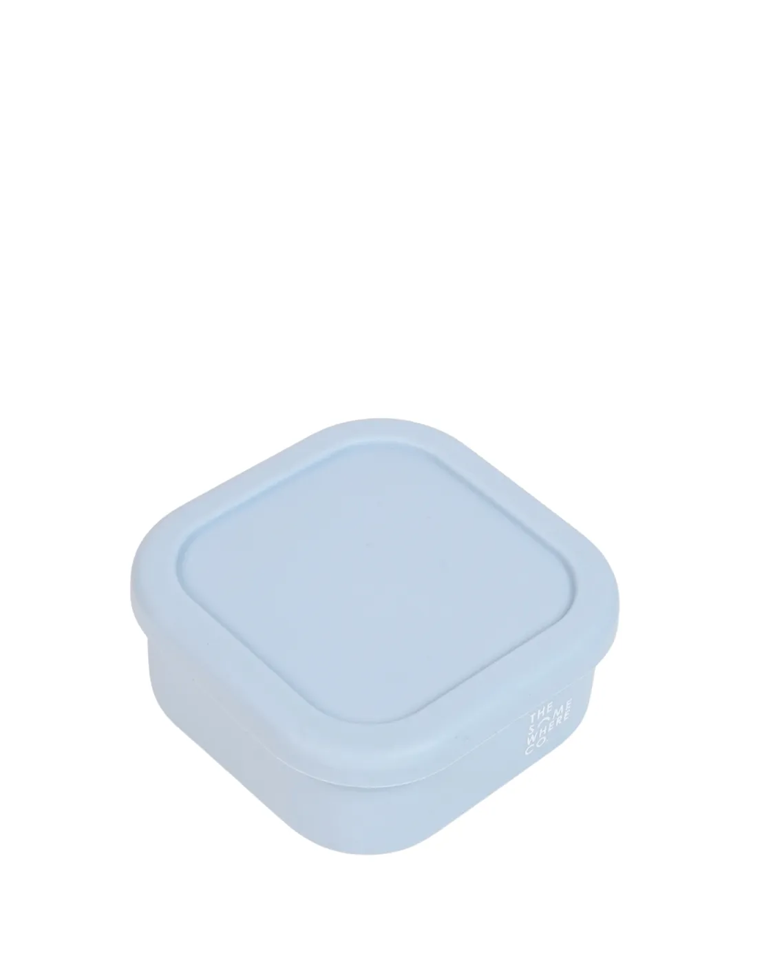 Powder Blue Square Silicone Lunch Box