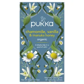 Pukka Chamomile, Vanilla & Manuka Honey 20 Bags