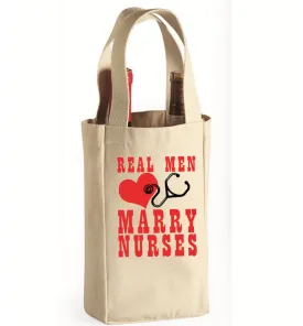 Real Men Wine Bag