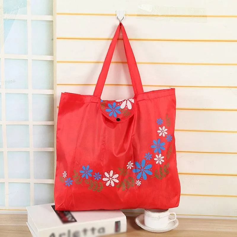 Reusable Shopping Bags - Eco-Friendly Foldable with Pouch - Washable and Waterproof