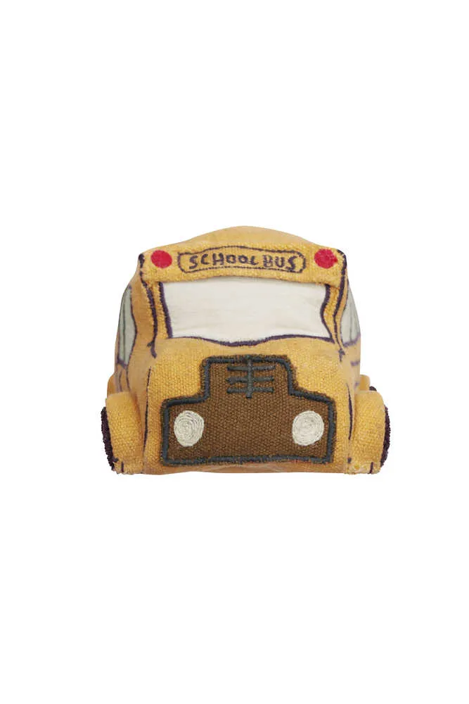 RIDE & ROLL TOY SCHOOL BUS SET