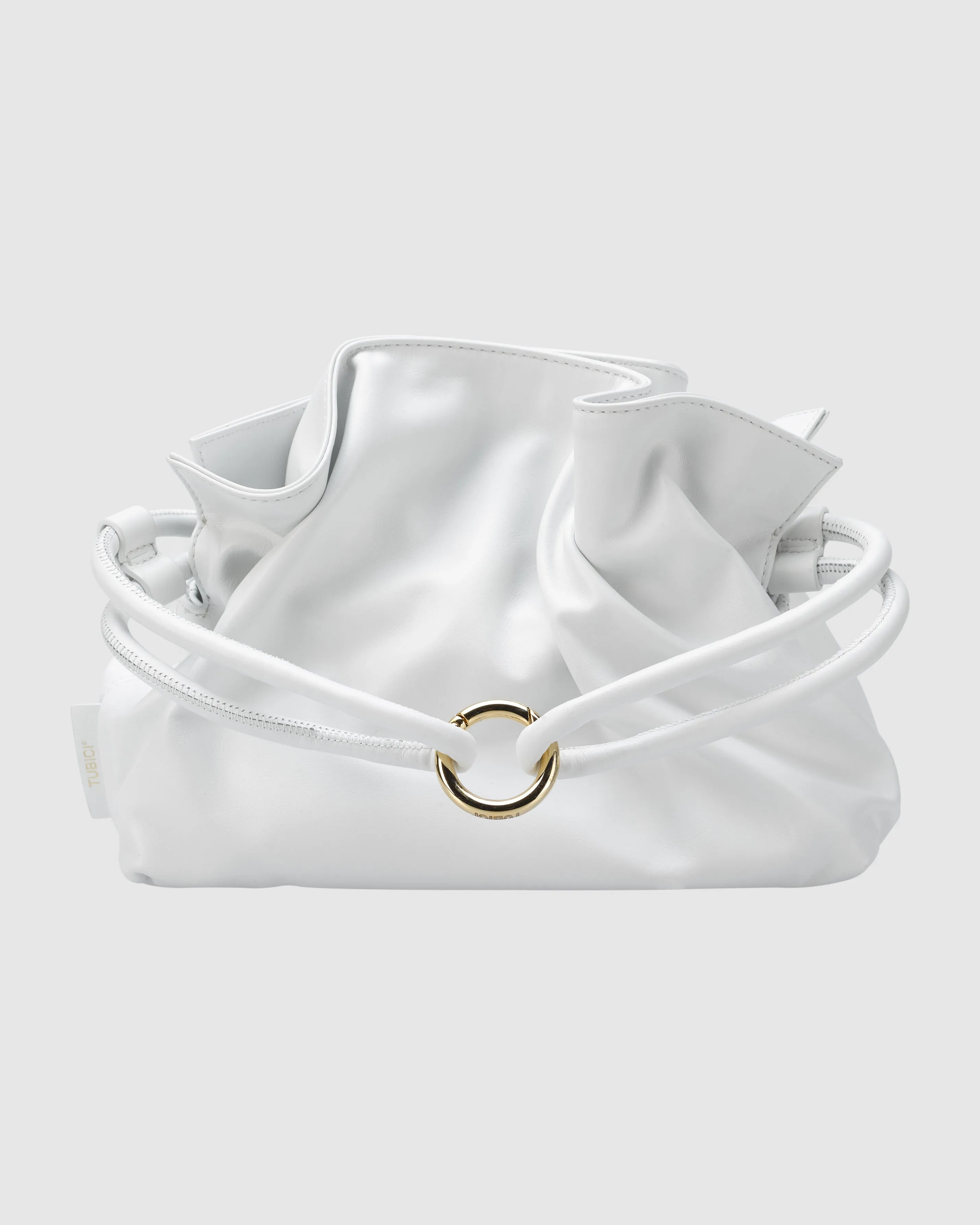 ROMA BAG IN WHITE LEATHER