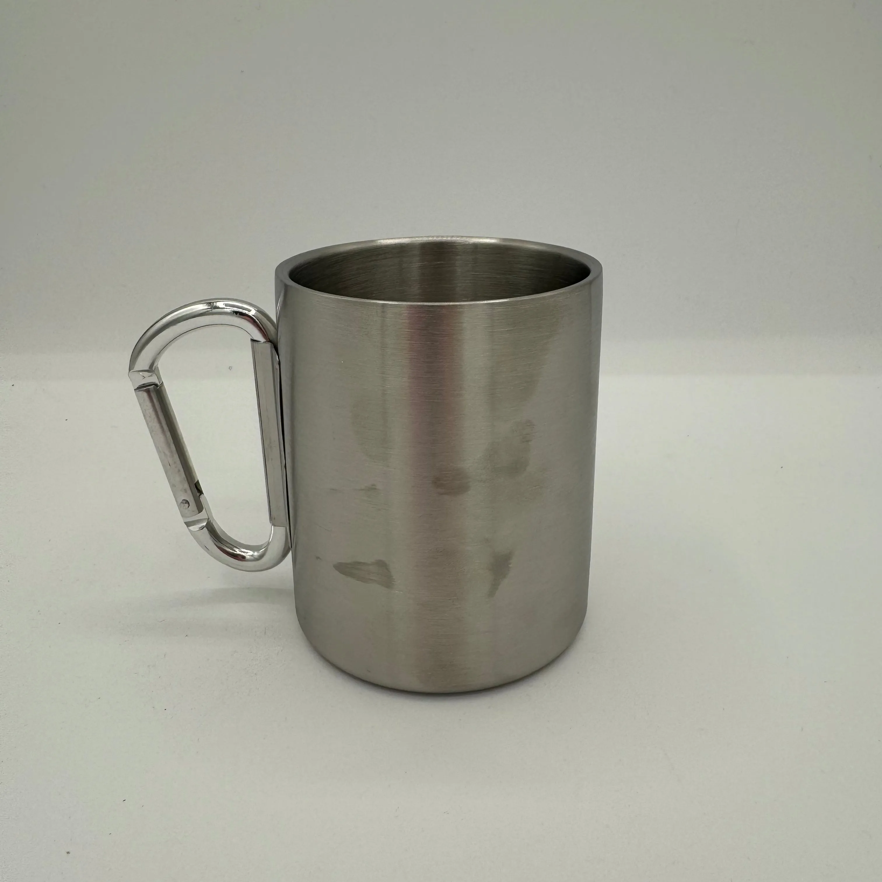 Silver Metal Camping Mug