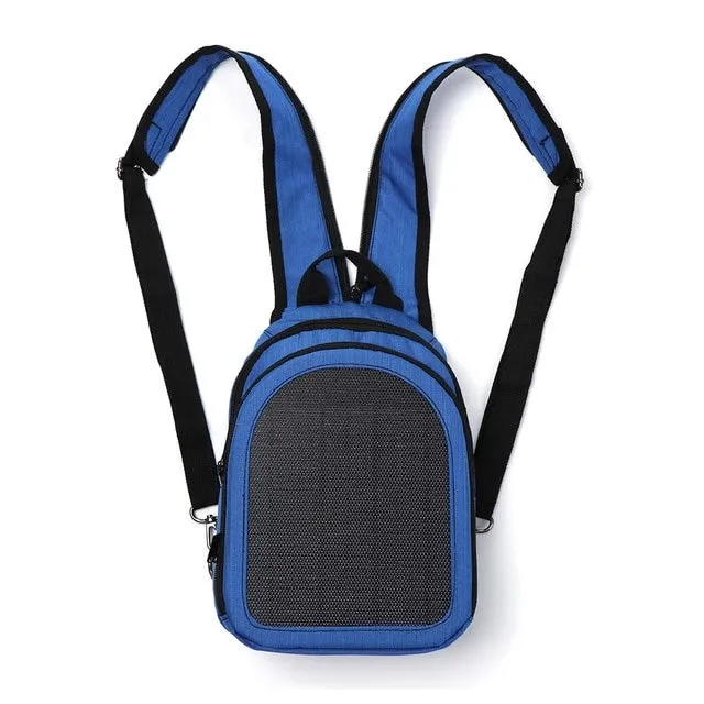 Solar Powered Ultralight Travel Backpack with USB Charging