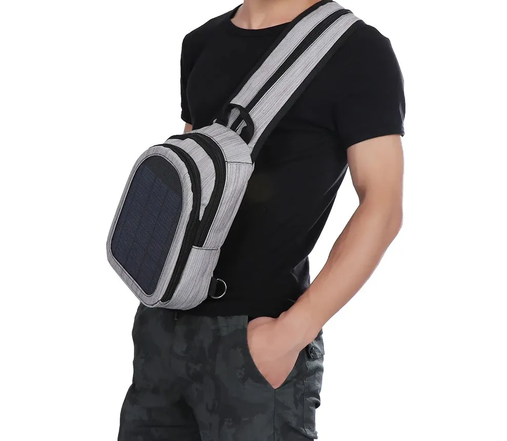 Solar Powered Ultralight Travel Backpack with USB Charging