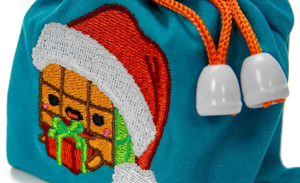 Soup Timmy Santa Christmas Cube Bag (Embroidered) - Limited Edition