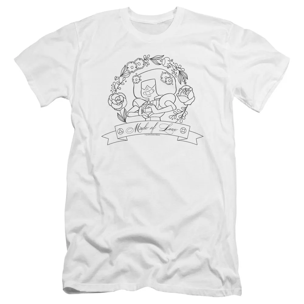 Steven Universe Made of Love White T-Shirt