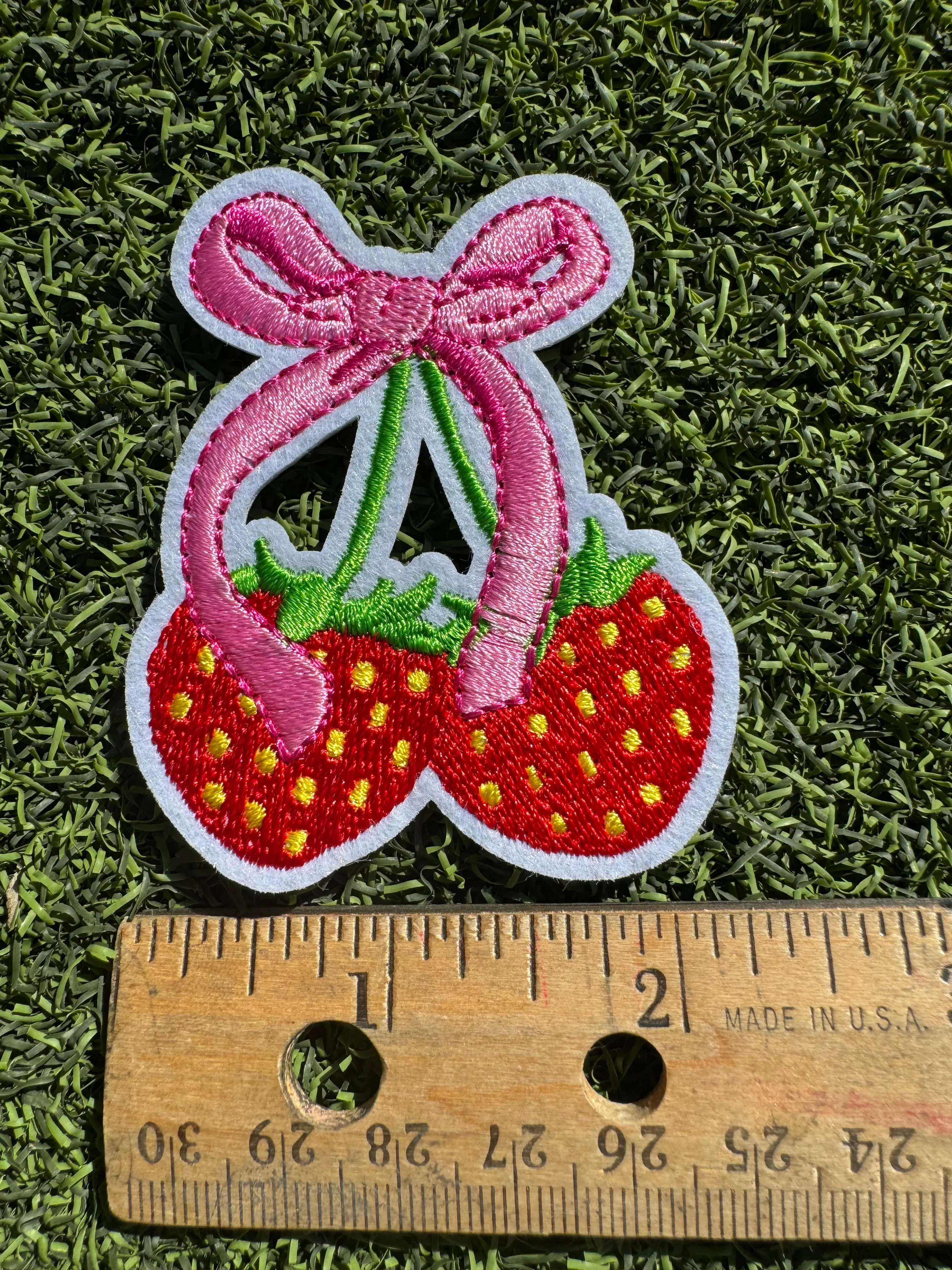 Strawberry Iron On Patches (Various Options)