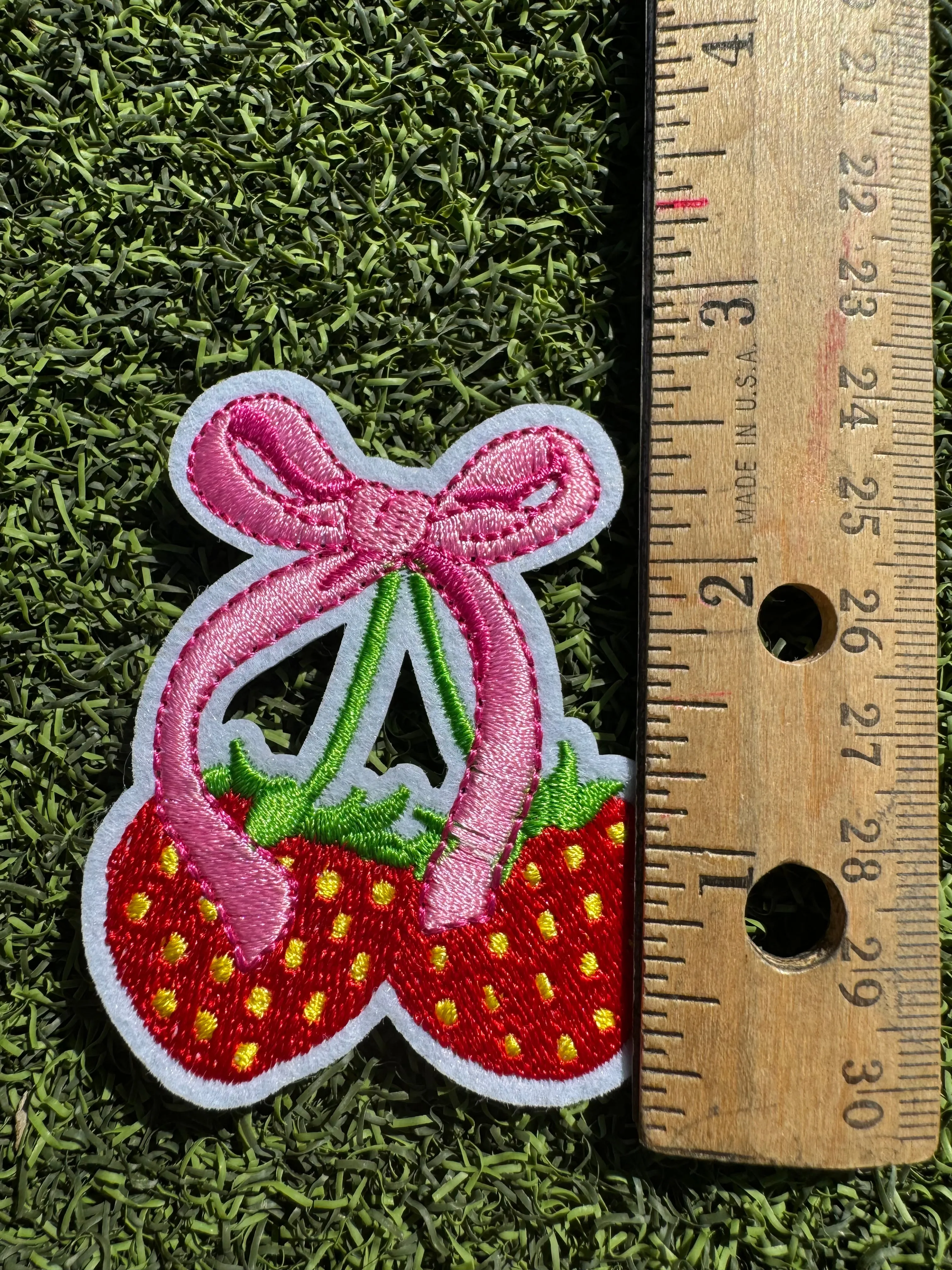 Strawberry Iron On Patches (Various Options)