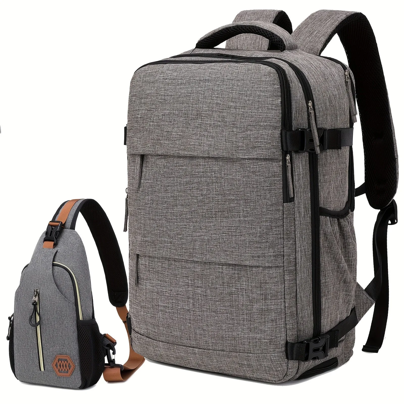 Stylish Travel Backpack with Shoe Compartment for Men and Women