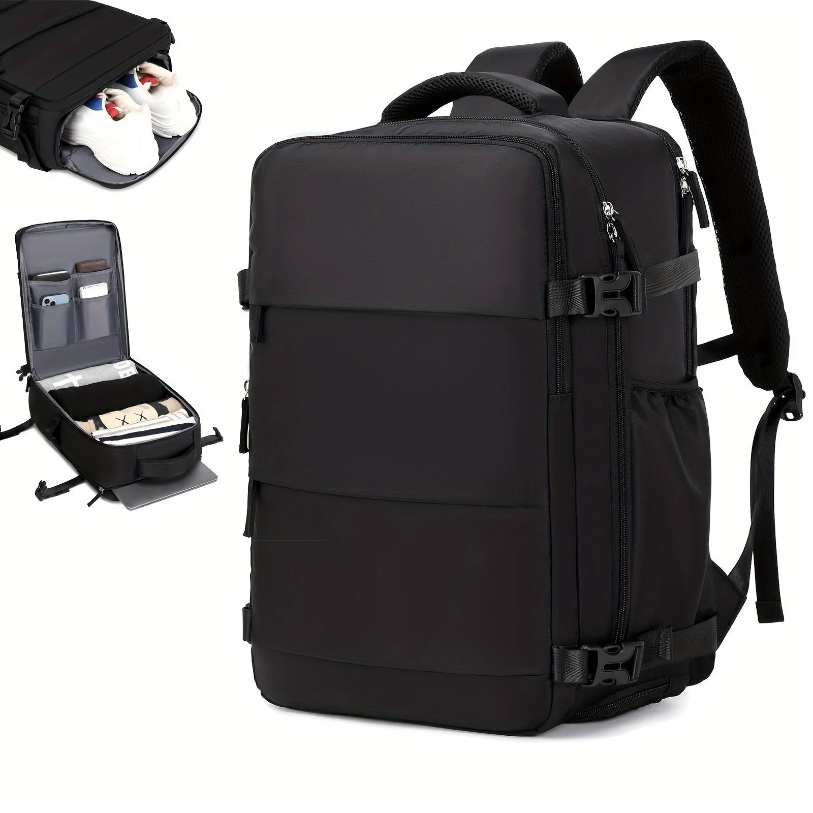 Stylish Travel Backpack with Shoe Compartment for Men and Women