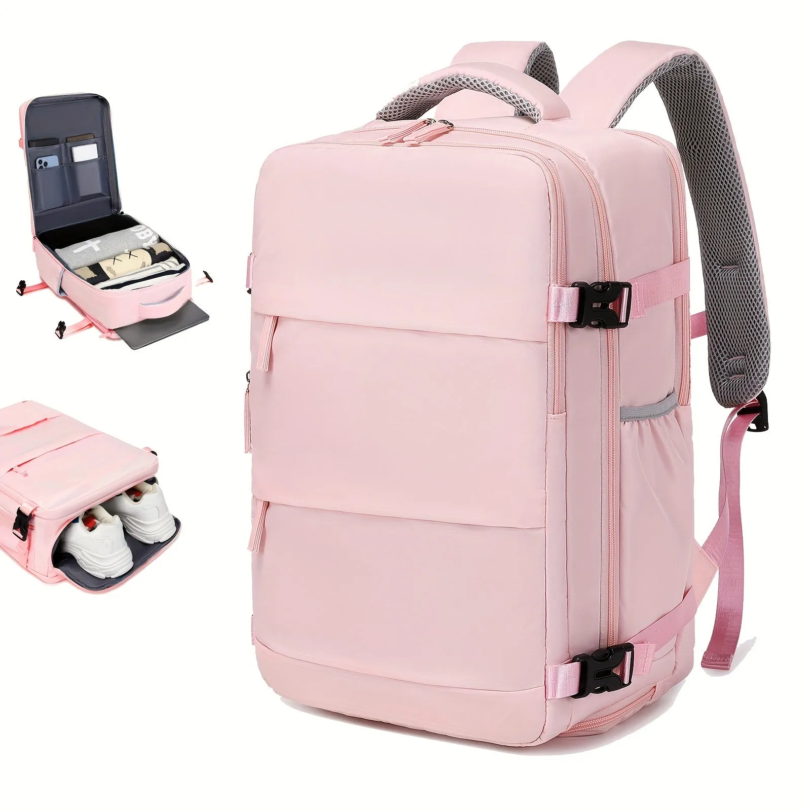 Stylish Travel Backpack with Shoe Compartment for Men and Women