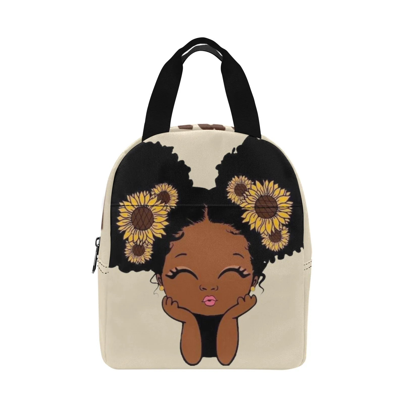 Sunflower Beauty Zippered Lunch Bag