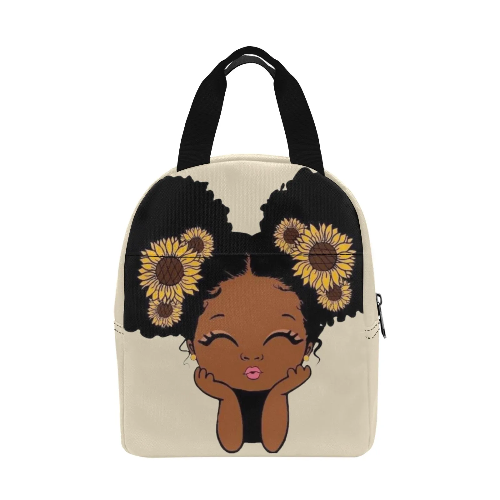 Sunflower Beauty Zippered Lunch Bag