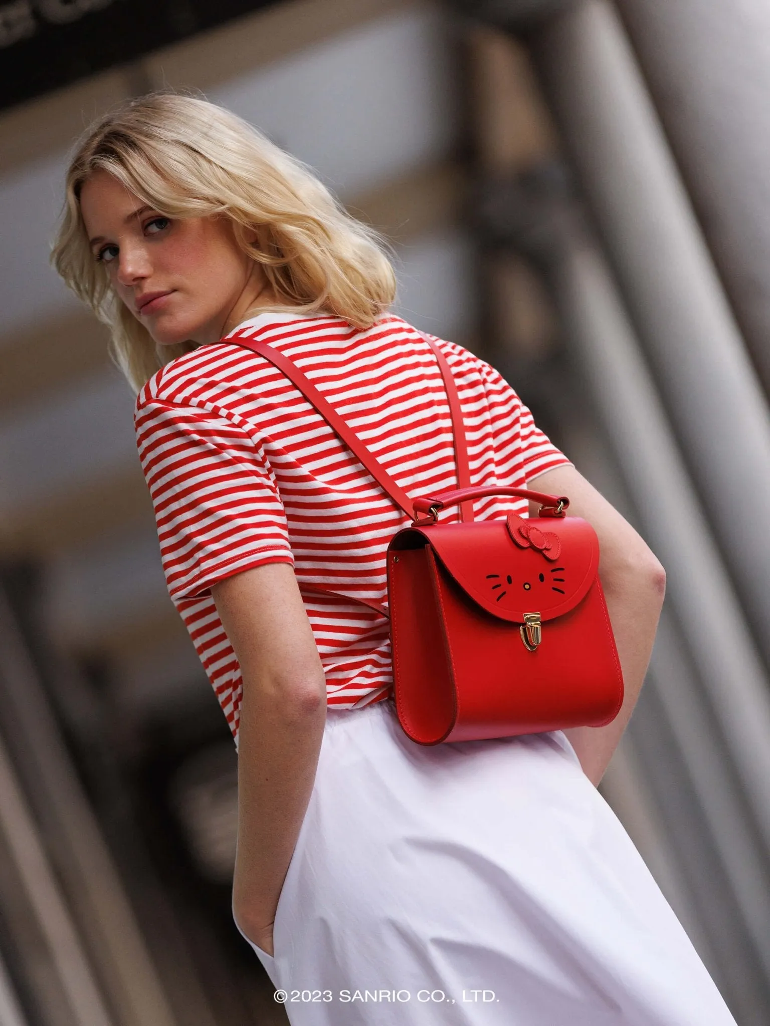 The Hello Kitty Poppy Backpack - Red