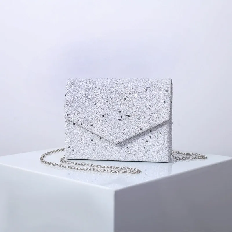 Trendy Sequins Messenger Crossbody Bag