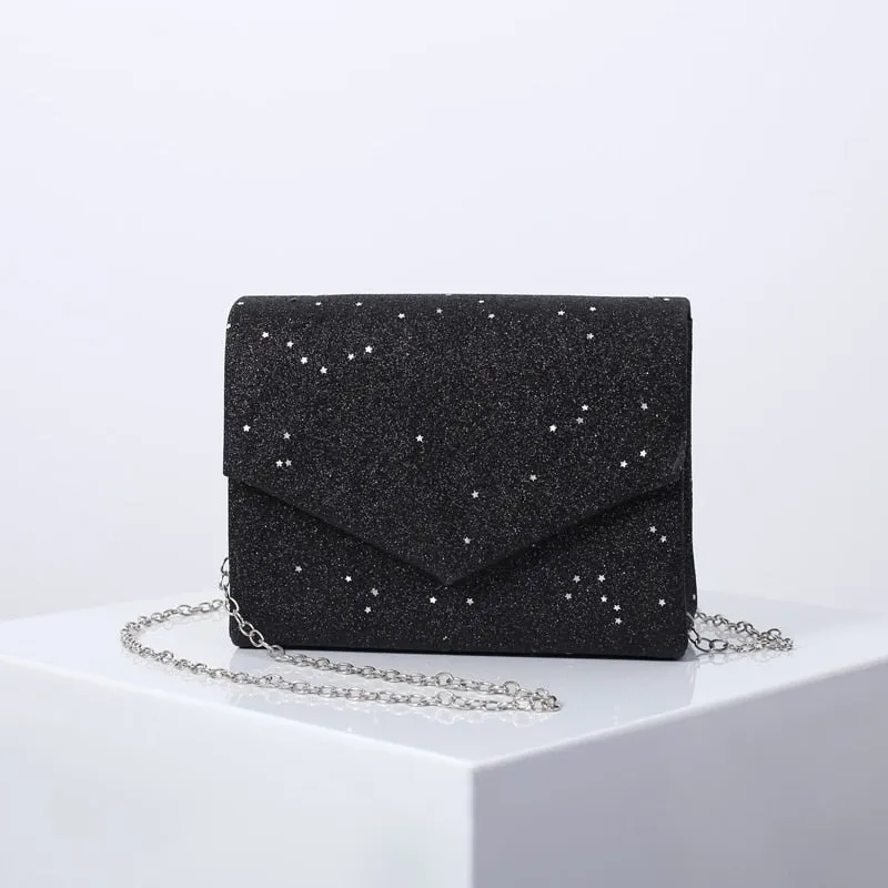 Trendy Sequins Messenger Crossbody Bag