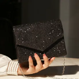 Trendy Sequins Messenger Crossbody Bag