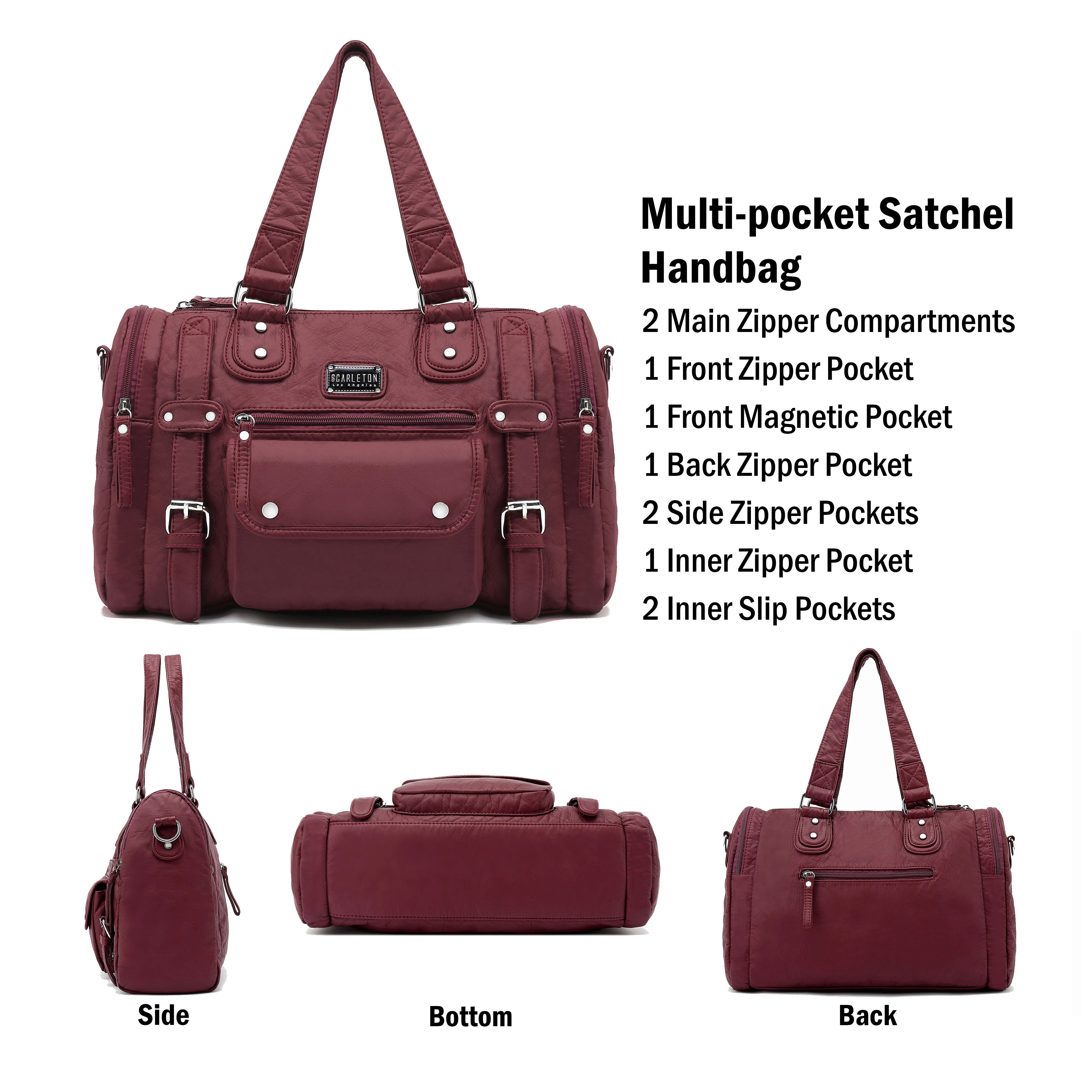 Ultra Soft Barrel Shoulder Bag H1485