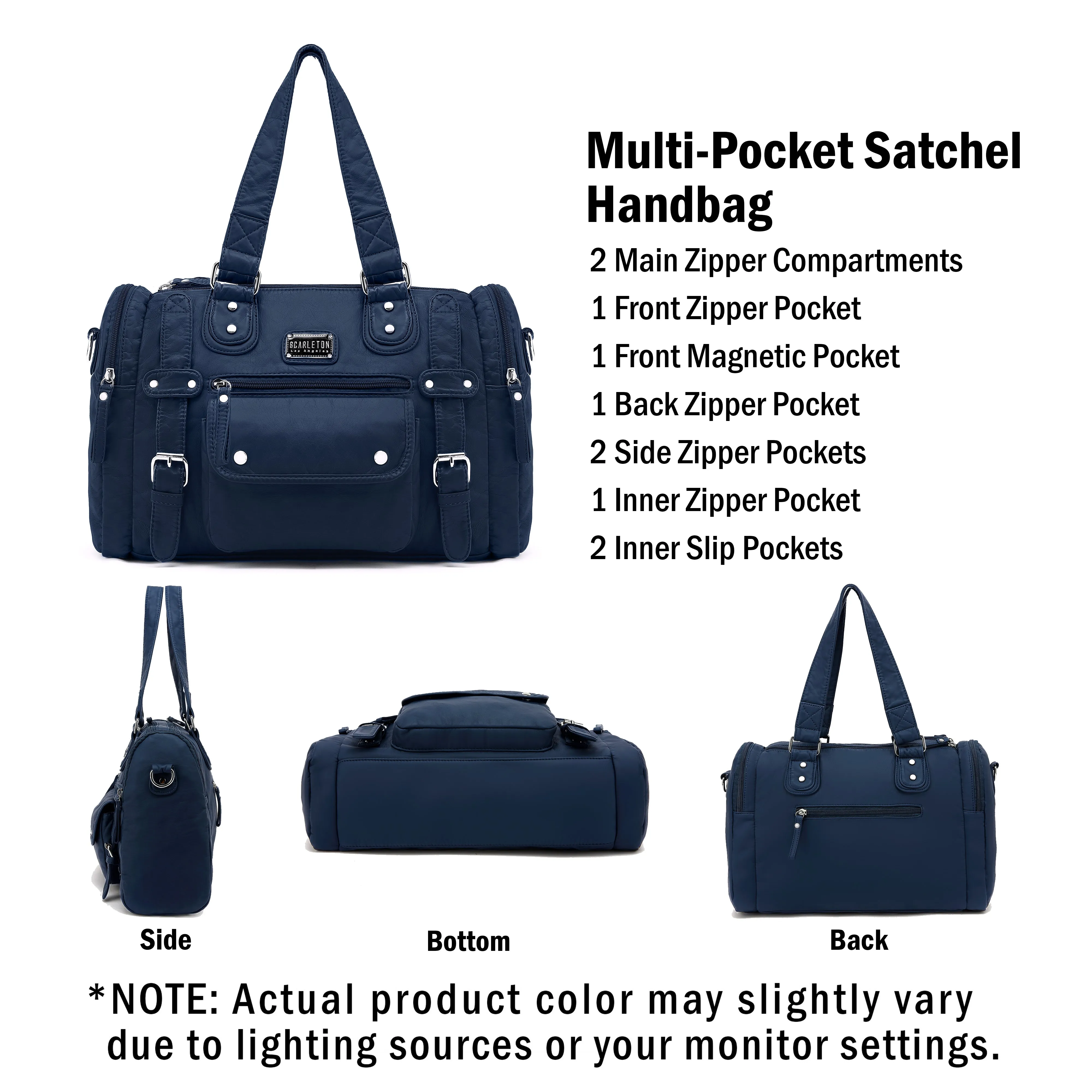 Ultra Soft Barrel Shoulder Bag H1485