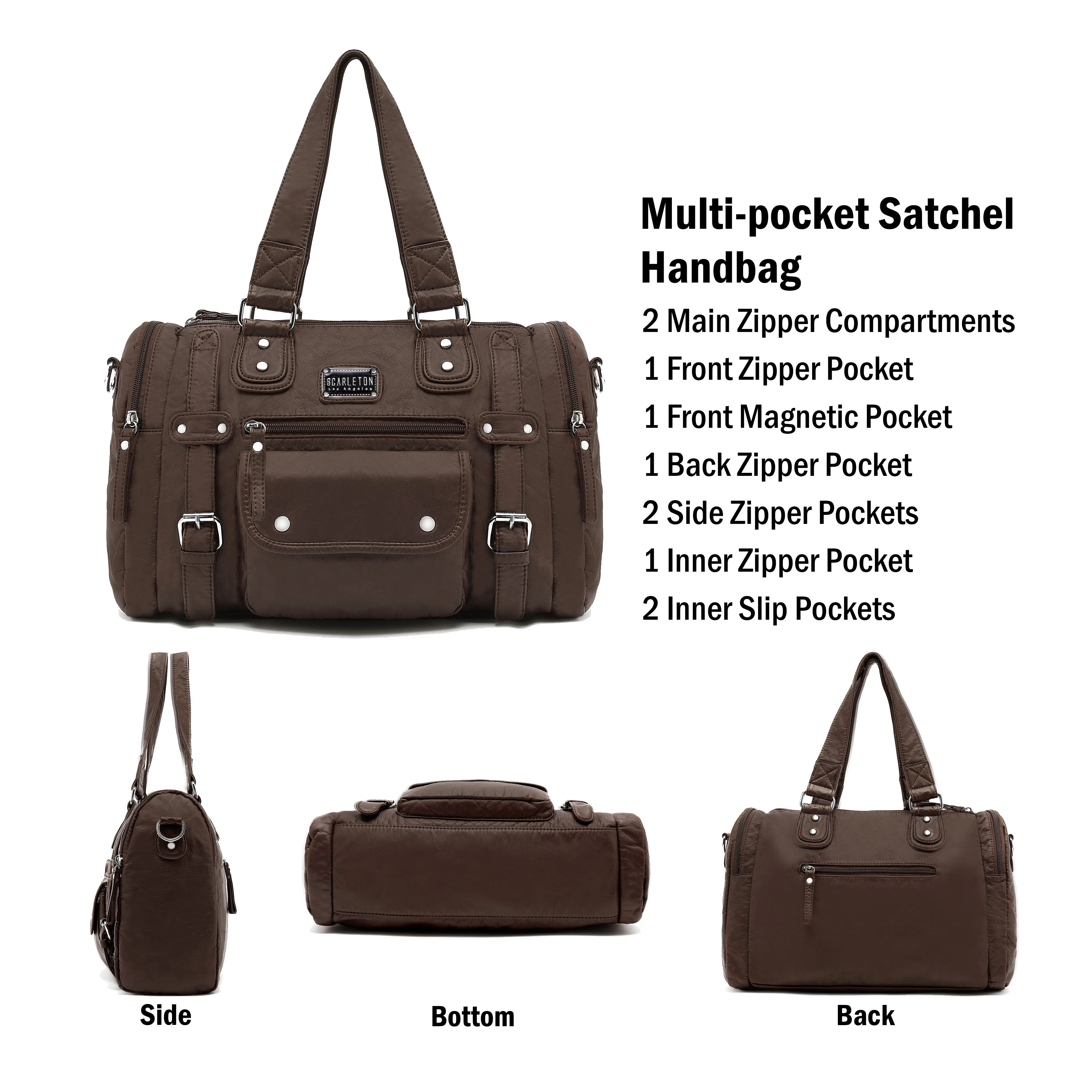 Ultra Soft Barrel Shoulder Bag H1485