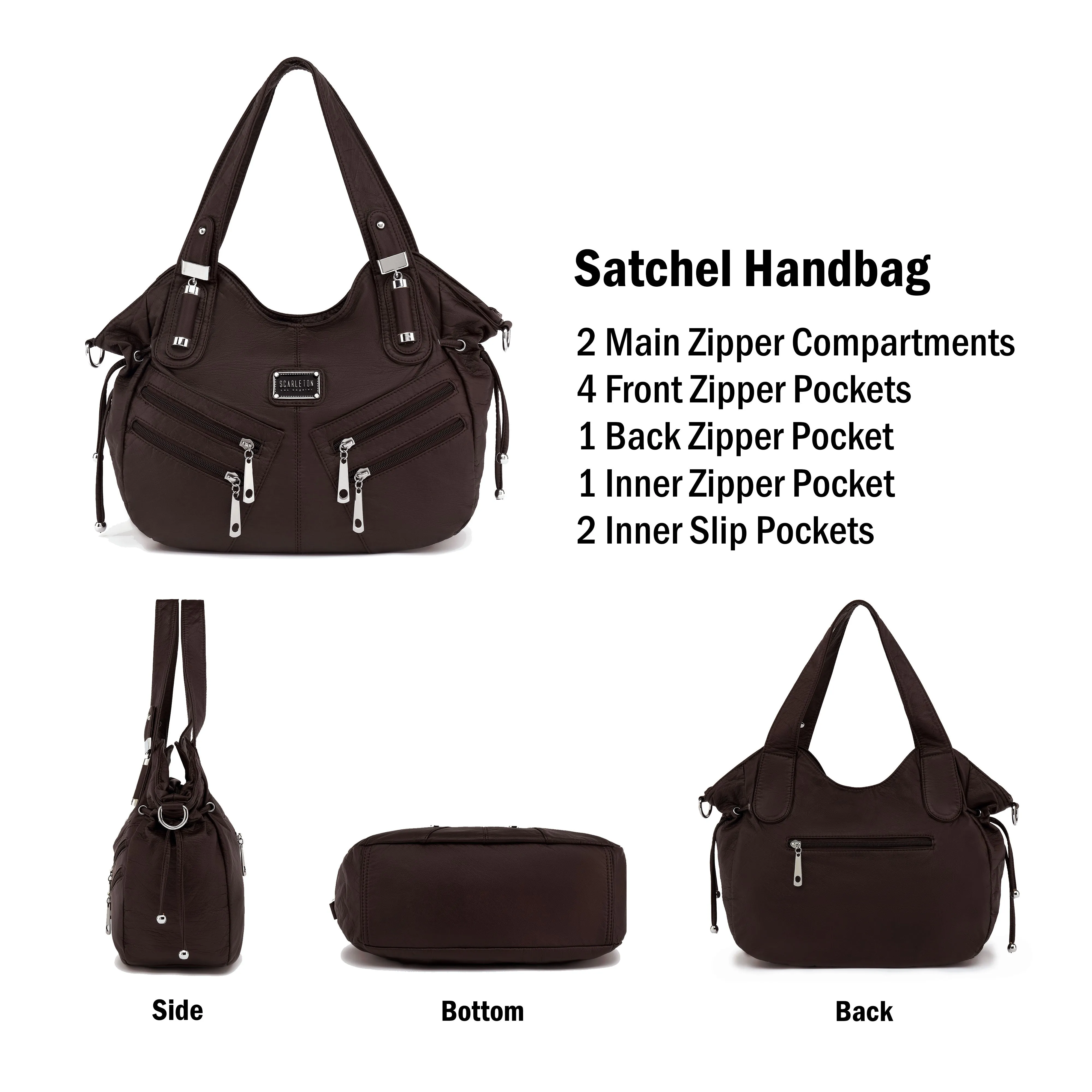 Ultra Soft Satchel Handbag H1476