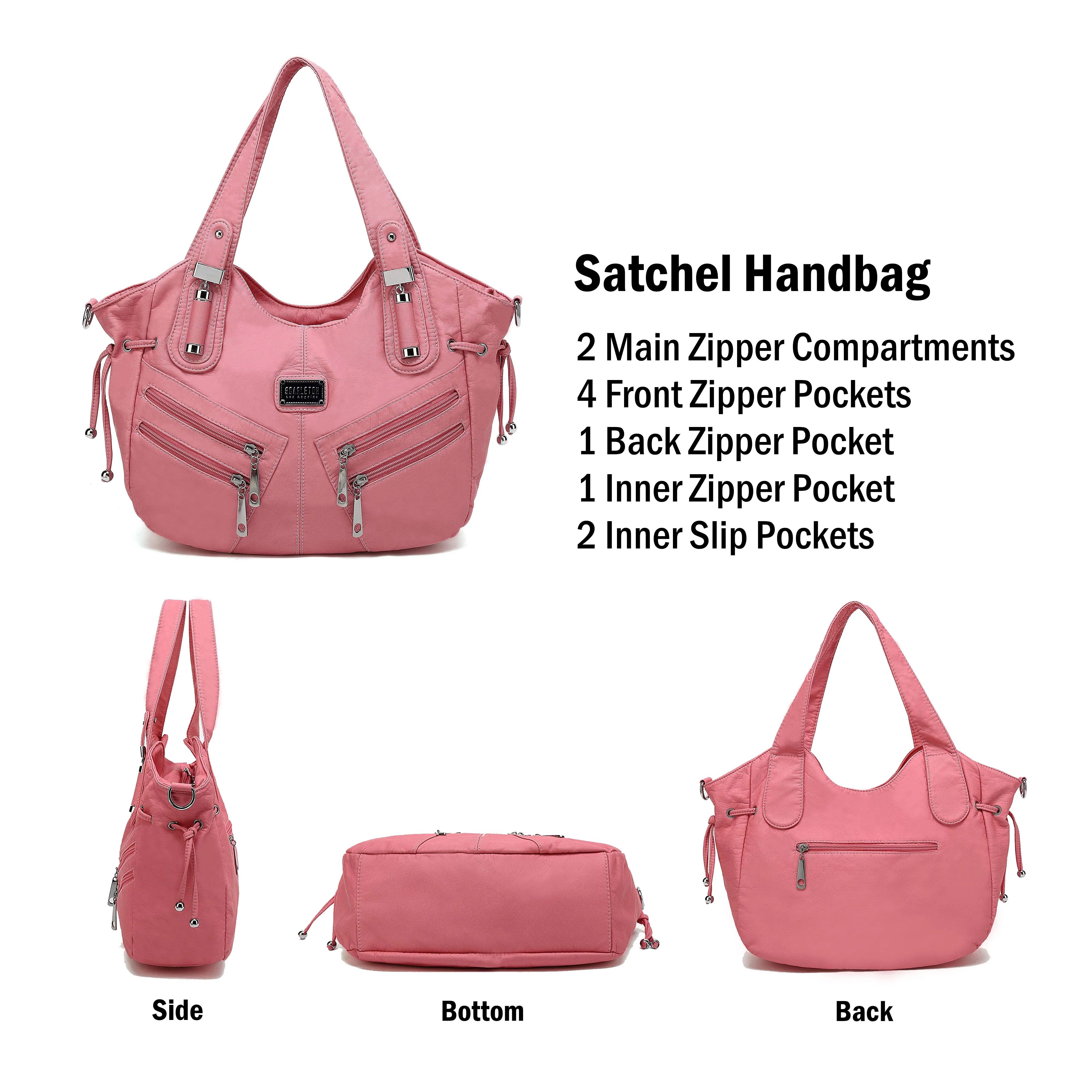 Ultra Soft Satchel Handbag H1476