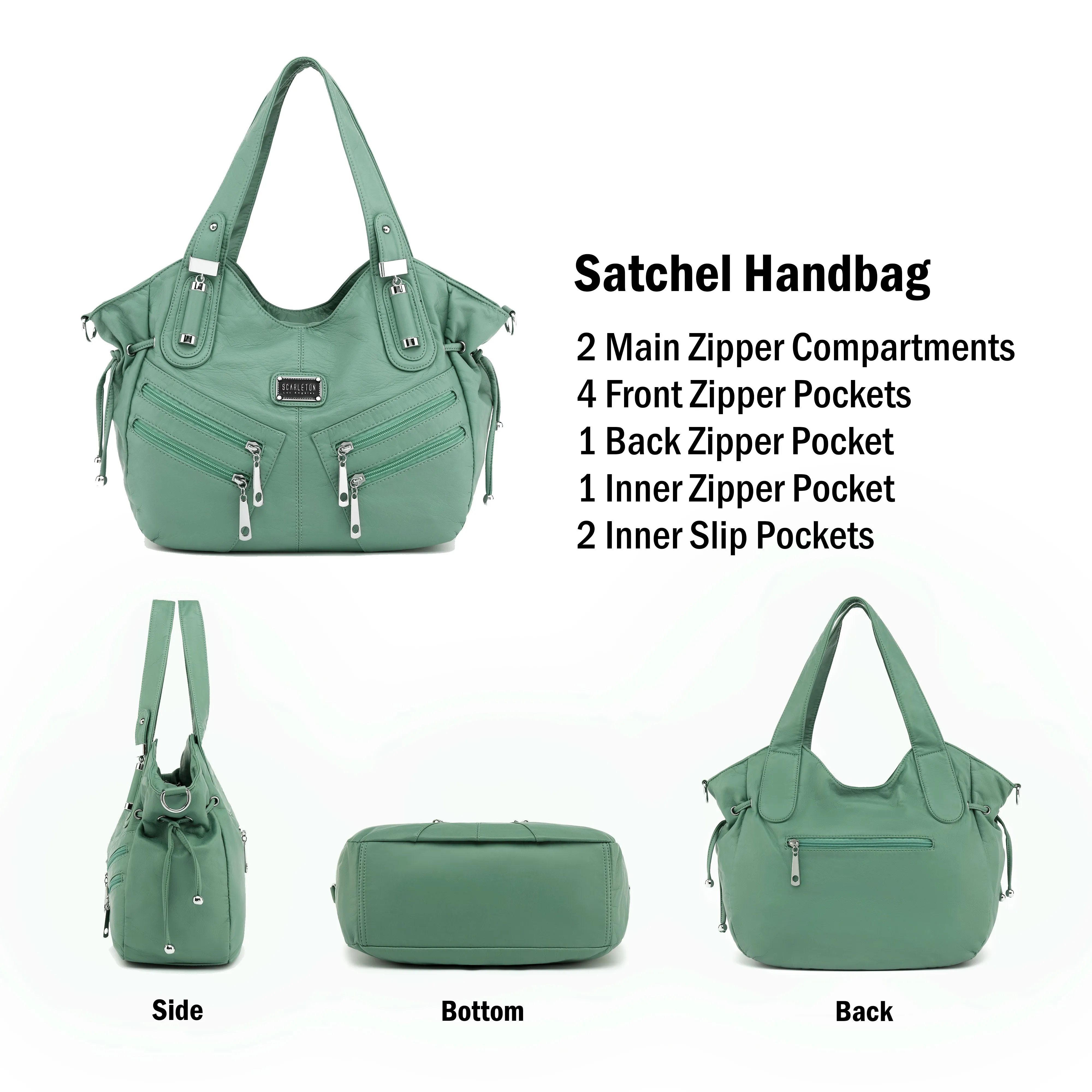 Ultra Soft Satchel Handbag H1476